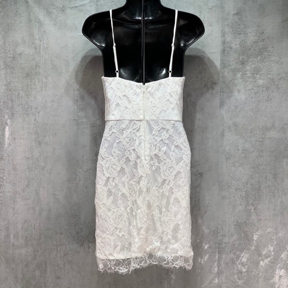 Speechless Ivory Halter Neck Floral Lace Dress XS - Picture 12 of 12